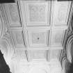 Aberdeen, 91-93 Union Street, North British and Mercantile Co Ltd, interior
View of ceiling in ground floor inspector's room.
