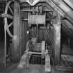 Aberdeen, 1-7 Trinity Quay, Trinity house, interior
Detail of electrically powered hoist mechanism in attic, hoist mechanism made by Bell & Robertson Ltd, Engineers, Aberdeen.