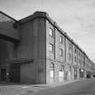 View from W of SW corner of factory, overlooking Waterloo Quay