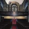 Interior. West Kirk. W End and gallery.  View from E