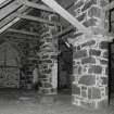 Inveraray Castle Estate, Glen Shira, Elrigbeag Barn, interior.
General view of loft interior.