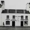 Inveraray, Main Street East, house.
View of house on West side with signage, 'Tea Rooms'.