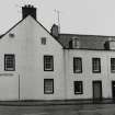 Inveraray, Main Street East, house.
General view of corner house.