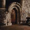 Iona, Iona Abbey, interior.
View of sacristy doorway.