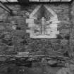 Interior of North Wall showing Eastern window, St Ronan's church, Iona Nunnery.
