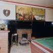 Seaview Hotel, Jamieson Street, Bowmore, Islay.
View of interior, bar area (including mural), view from North West.