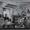 Seaview Hotel, Jamieson Street, Bowmore, Islay.
View of interior, detail of mural.
