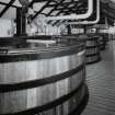 Bowmore Distillery
Interior view of tun room showing wooden washbacks