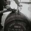 Lagavulin Distillery, Filling Store.(1)
View of cask filling operation.