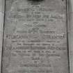 Detail showing Memorial Plaque "Sacred to the IMMORTAL MEMORY of those SOLDIERS AND SAILORS Who Gave Their Lives for Their Country in the Wrecks of the Transports 'TUSCANIA' February 5th 1918 and 'ONRANTO' October 6th 1918.  This Monument was Erected by THE AMERICAN RED CROSS Near the Spot Where So Many of THE VICTIMS OF THE DISASTERS SLEEP in EVERLASTING PEACE"