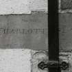 Port Ellen, Charlotte Street, General
Detail of inscribed street name