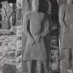 Kilberry, late medieval effigy.
General view of effigy of a knight.