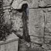 Kilchenzie, Old Parish Church, interior.
View of window in South wall.
