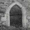 Argyll, Kilkivan Chapel.
View of door in North wall.