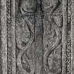 Kilchrenan, graveslab.
General view of grave slab of Dugallus MacKellar.