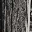 Keills Old Parish Church, interior, West Highland slab.
General view.