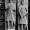 West Highland effigies featuring soldiers from Kilmory Chapel, South Knapdale.
