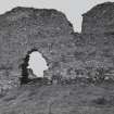 Lismore, Achadun Castle.
View of North-East curtain wall.