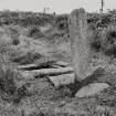 Kilmory Oib, well and cross slab.
General view from West.