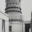 Mull of Kintyre Lighthouse.
View of tower and lantern.