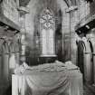Loch Awe, St Conan's Church, interior.
View of Walter Douglas Campbell tomb.