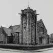 Lochgilphead, Bishopston Road, West Church.
General view from North.