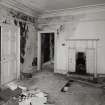 Mull, Pennyghael House, interior.
View of ground floor Sitting Room from East.