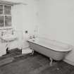 Mull, Pennyghael House, interior.
View of first floor Bathroom.