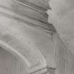 Mull, Pennyghael House, interior.
View of ground floor staircase hall showing detail of arch.