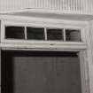 Mull, Pennyghael House, interior.
View of ground floor staircase hall showing detail of fanlight.
