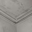 Mull, Pennyghael House, interior.
View of ground floor staircase hall showing detail of cornice.