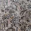 Mull, Pennyghael House, interior.
View of first floor showing detail of wallpaper.