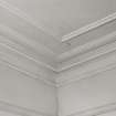 Mull, Pennyghael House, interior.
Detail of cornice.