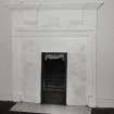 Mull, Pennyghael House, interior.
Detail of 18th century bedroom fireplace.
