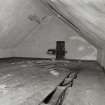 Mull, Pennyghael House, interior.
View of roof space.