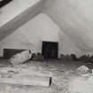 Mull, Pennyghael House, interior.
View of roof space.