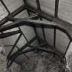 Mull, Torosay Castle, Steading and Stables, interior.
View of stable roof.