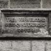 Mull, Torosay Castle.
Detail of inscribed panel: "They-ar-welcome-here-quhat-the-lord-do-feir"