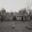 Mull, Pennyghael, steading.
General view of courtyard from North.