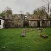 Mull, Pennyghael, steading.
View from North of courtyard.