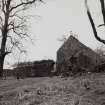 Mull, Pennyghael, steading.
View from North-West showing bank barn.