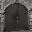 Mull, Pennyghael, steading.
Detail of former coachhouse entrance.