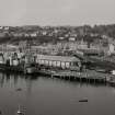 Oban, Railway Station and Harbour.
General view from West.