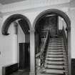 Oban, Dalriach Road, Maternity Hospital, interior.
View of ground floor staircase.