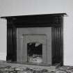 Oban, Dalriach Road, Maternity Hospital, interior.
View of fireplace. Black marble Classical design.