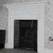 Oban, Dalriach Road, Maternity Hospital, interior.
View of fireplace.