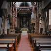 View of interior of cathedral from west