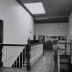 Interior. View of first floor landing of main staircase