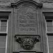 Main street front, date plaque inscribed: "Oban High School built 1890, enlarged 1896 & 1908"