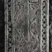 Taynuilt, Muckairn Church, West Highland graveslab.
General view.